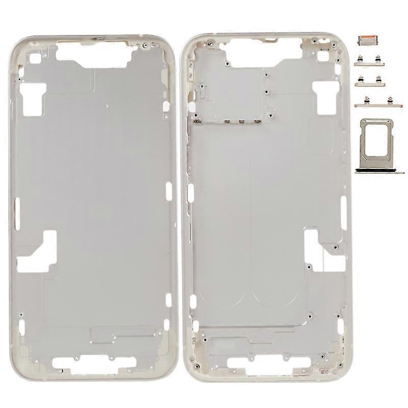 For iPhone 14 Middle Plate Frame+Side Buttons Replacement (without Logo)