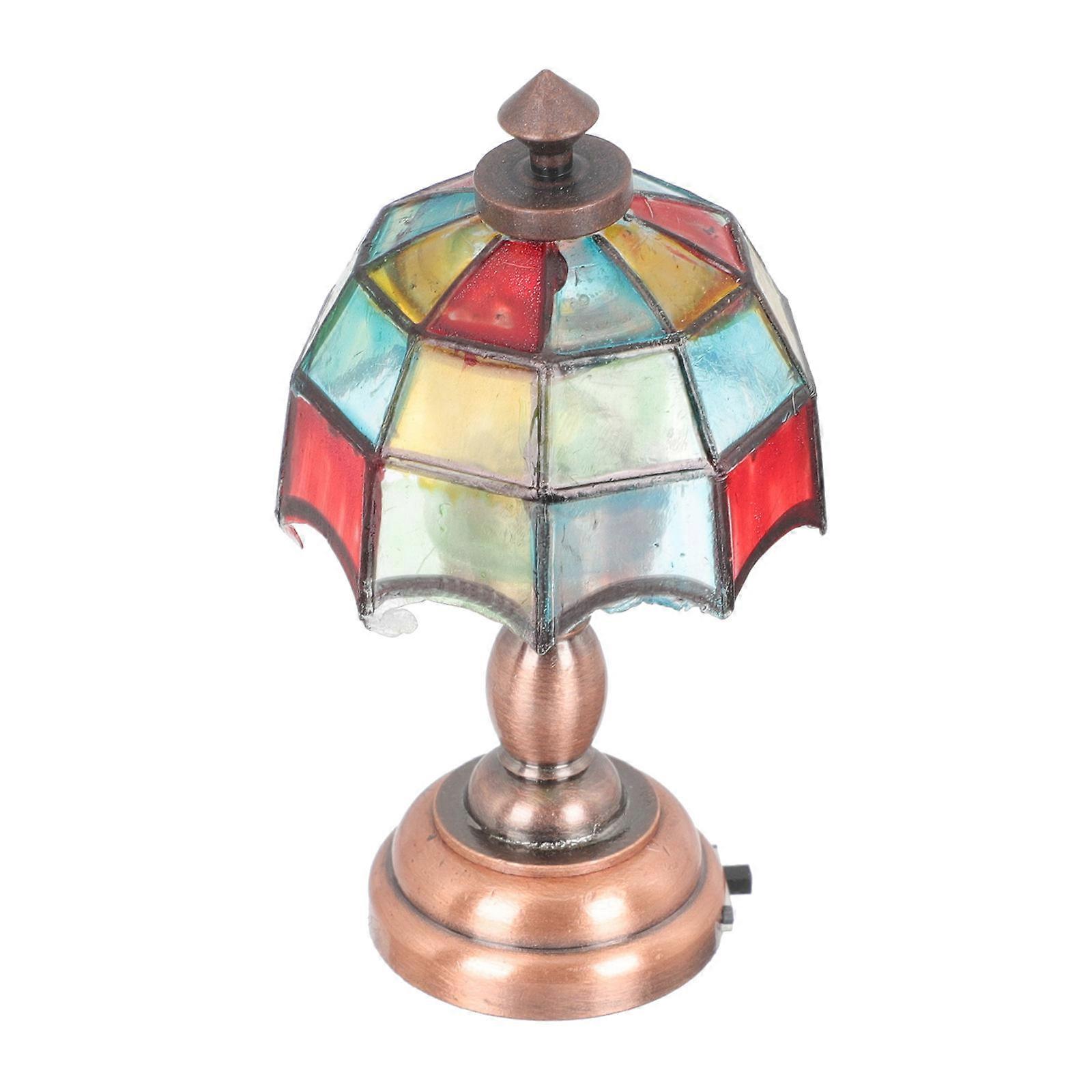 Mini LED Lamp Model for Doll House Decoration Accessories Multi