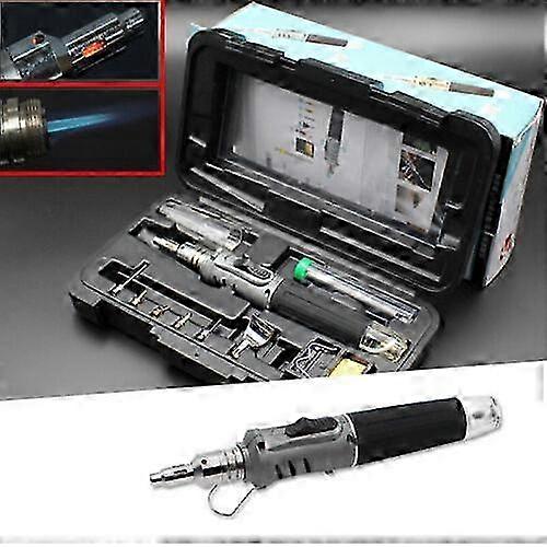 Cordless Auto Ignition Butane Gas Soldering Iron Kit Self Ignite Welding Tool