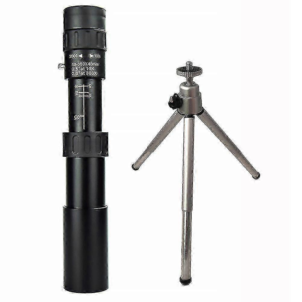 10-300x40 High Definition Monocular Telescope With Tripod Tool
