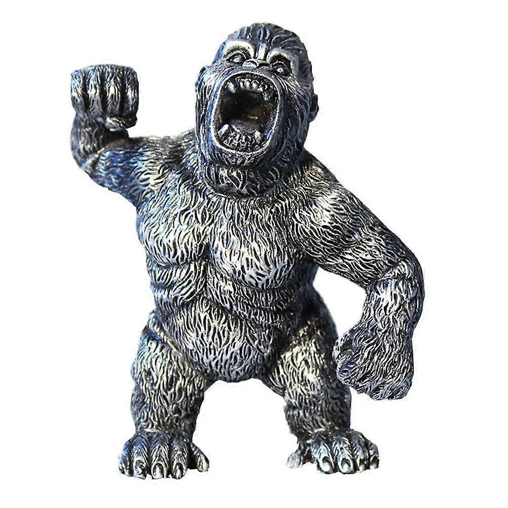 Tabletop Gorilla Statue Resin Gorilla Decor Home Decor Sitting Gorilla Statue 1PC