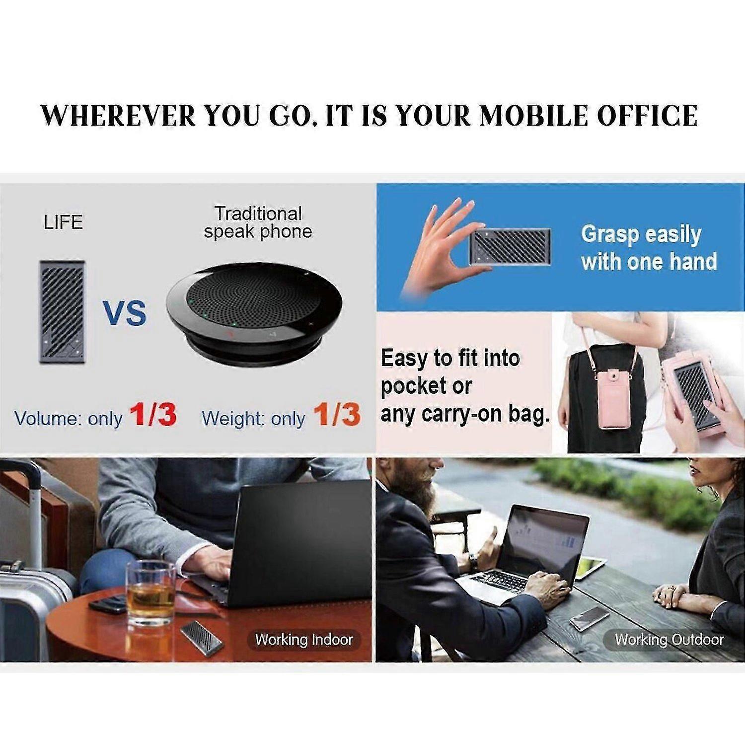 Portable Conference Microphone Speaker