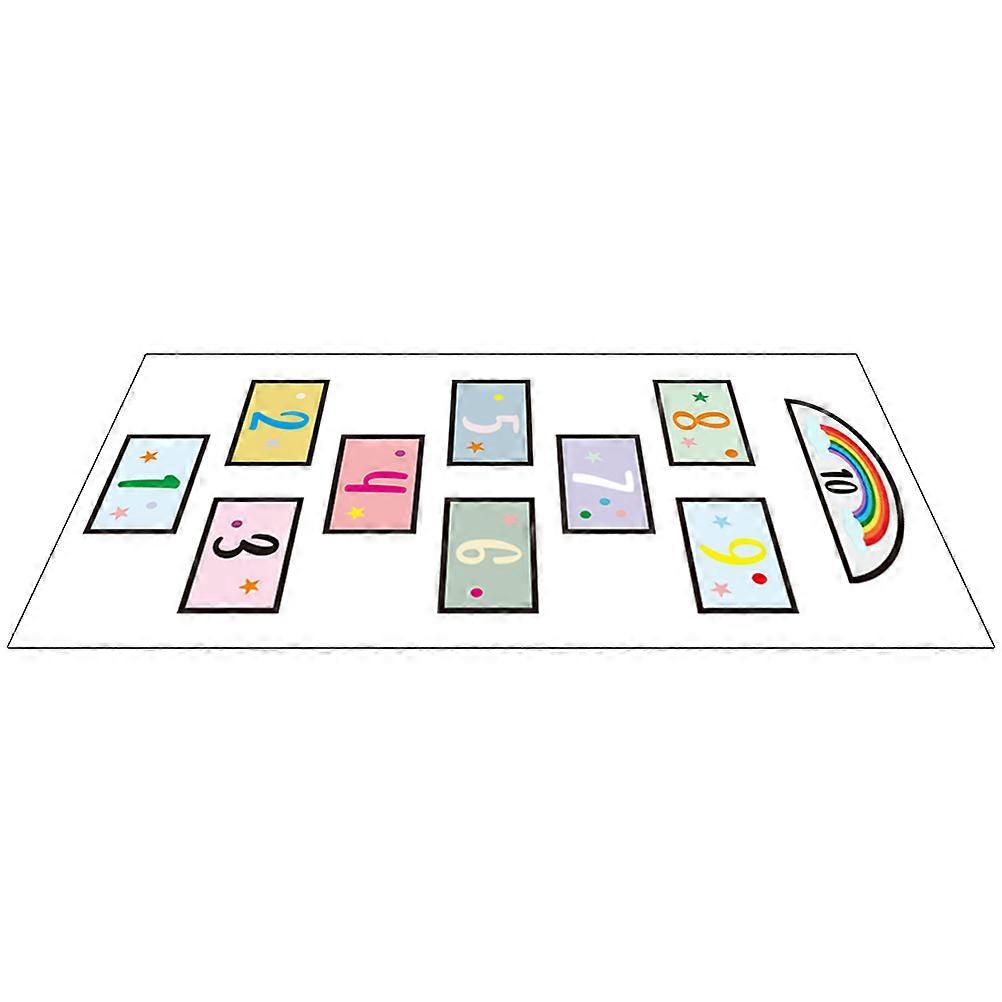 Floor Stickers for Classroom Game Floor Sticker for Kids Educational Tool Multi-Colored 130x45CM 1Set