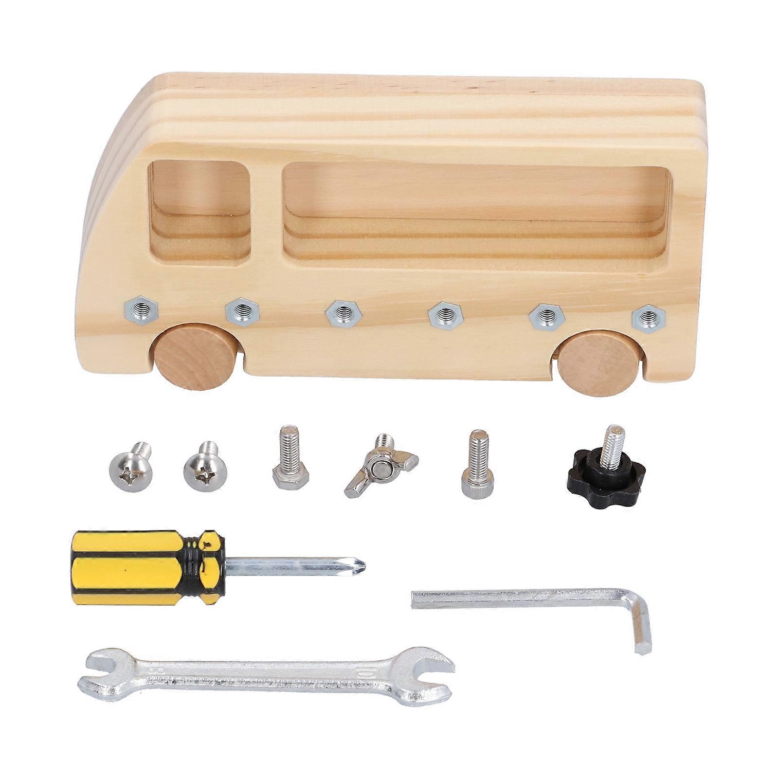 برغي سائق المجلس اللعب الفرز الخشبي لعبة تعليمية الحسية لعبة للأطفال