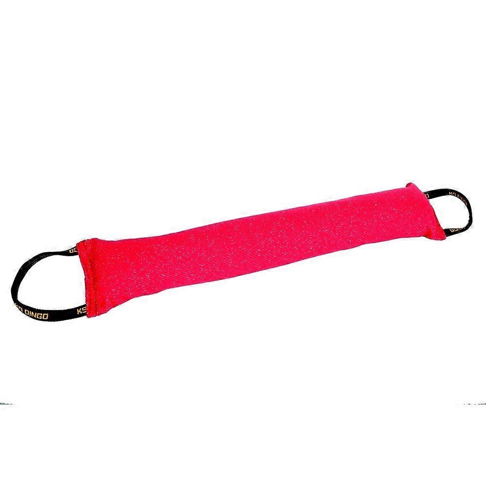 DINGO GEAR French Material Special Teether with Two Handles, 10 x 80 cm, Red