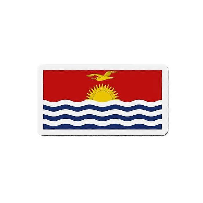 Kiribati Flag Magnet - Multicolored - 9 cm - 50 pieces - Synthetic resin - Unisex