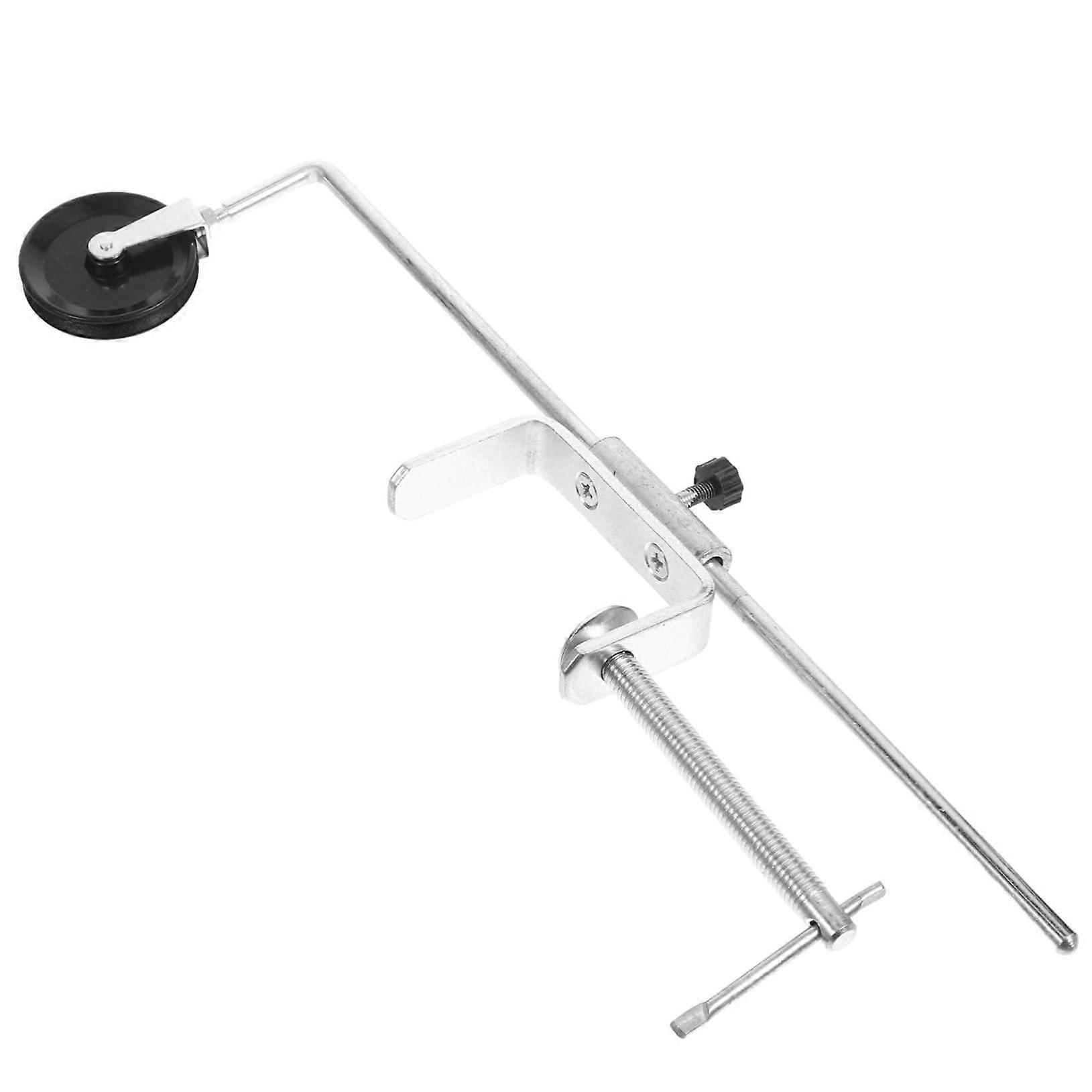 Experimental Table Clamp with Roller - Durable Physics Lab Holder for Classroom and Laboratory Use, Adjustable Design