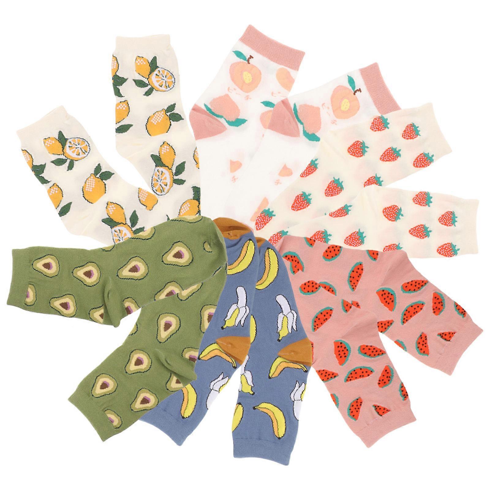 Novelty Socks Deodorization Cotton Socks Boys 6 Pairs