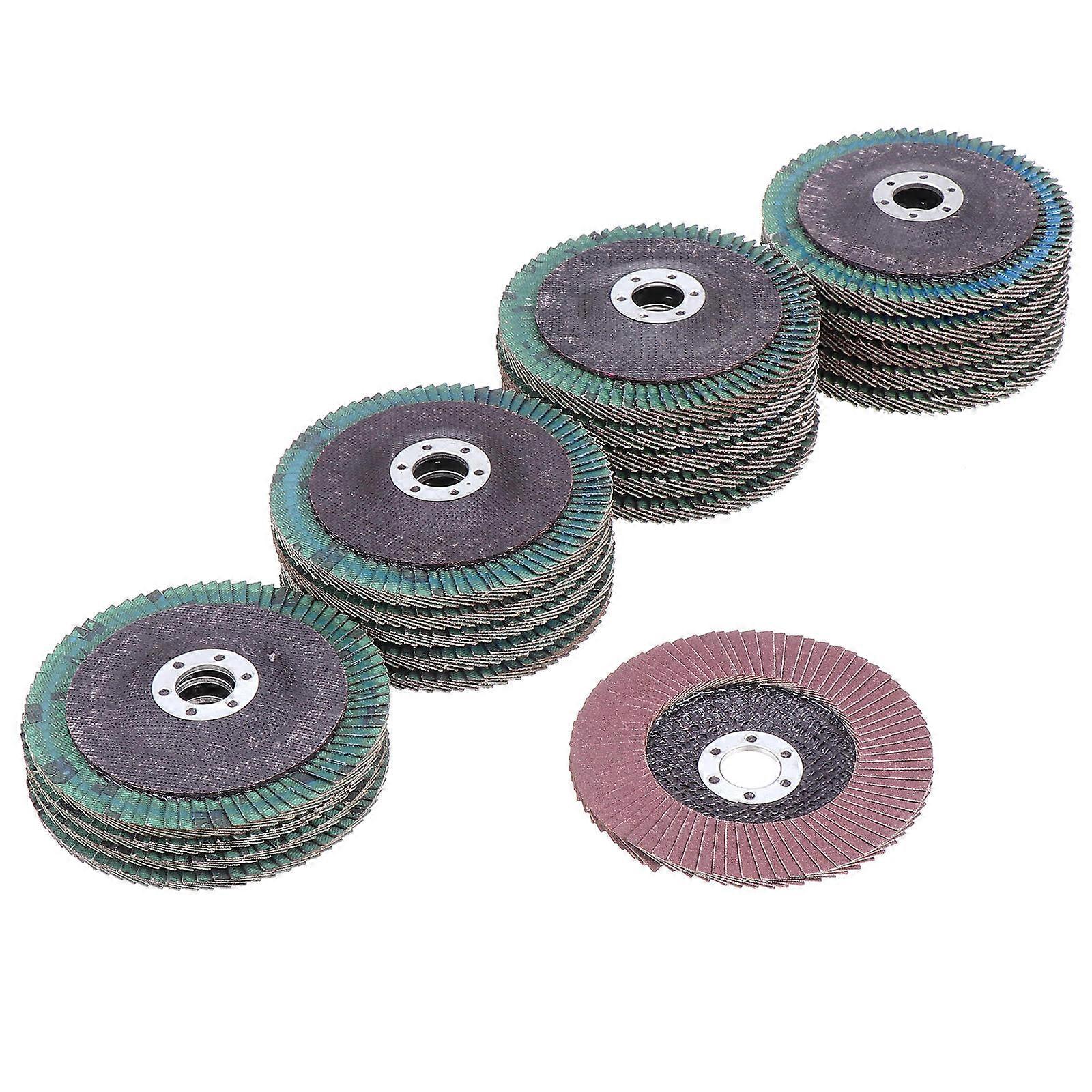 Polishing Grinding Disc Flap Discs Sanding Disc For Universal Applications Round Shape Stock Removal 20Pcs