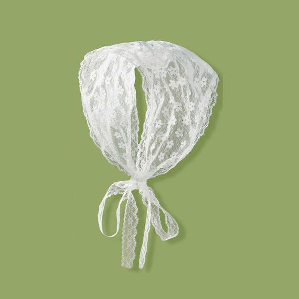 Bufanda de pelo de encaje floral retro Bufanda de cuello triangular Bufanda de cabeza triangular GXO L6F7