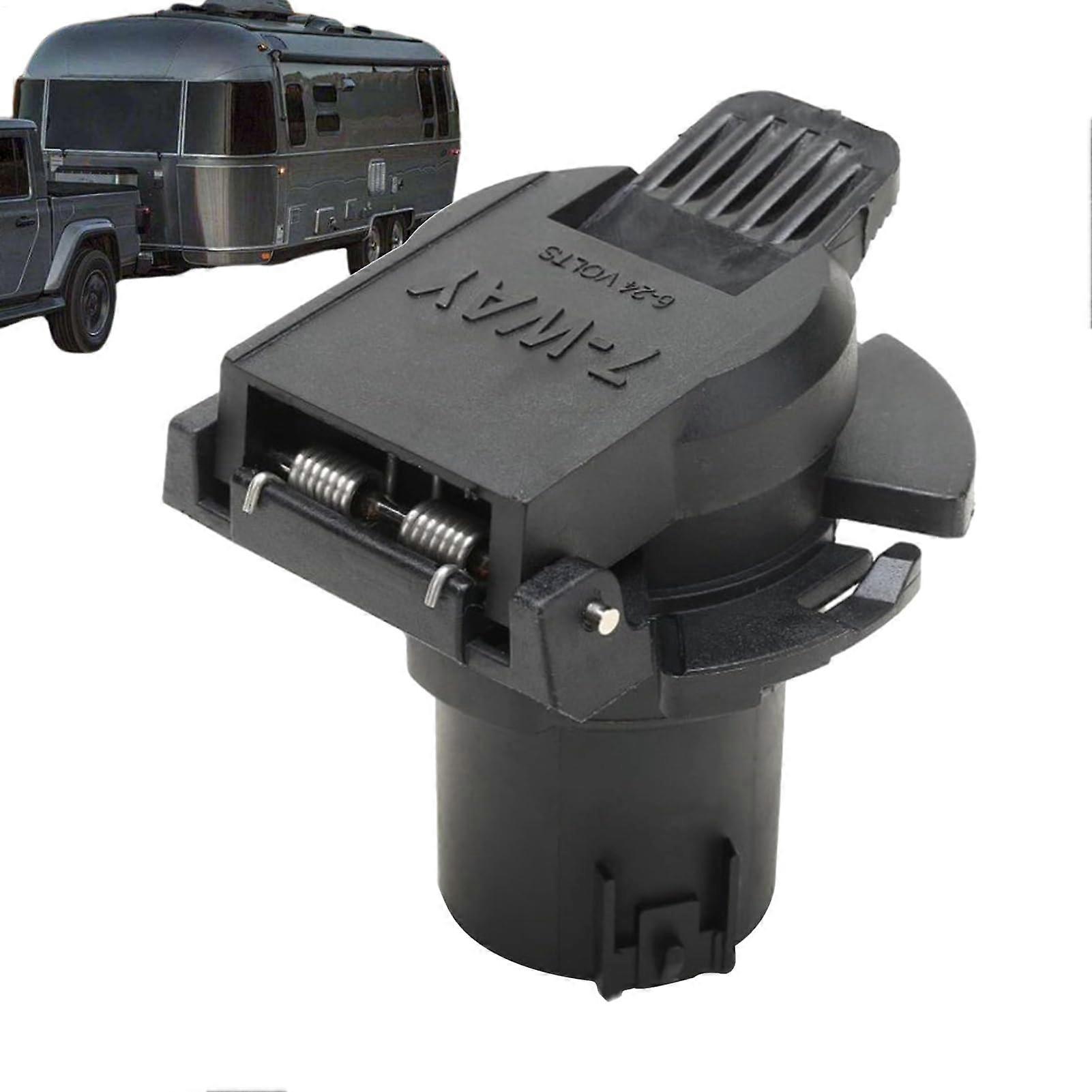 RV trailer socket, RV blade 7way trailer plug replacement, vehicleside female end socket