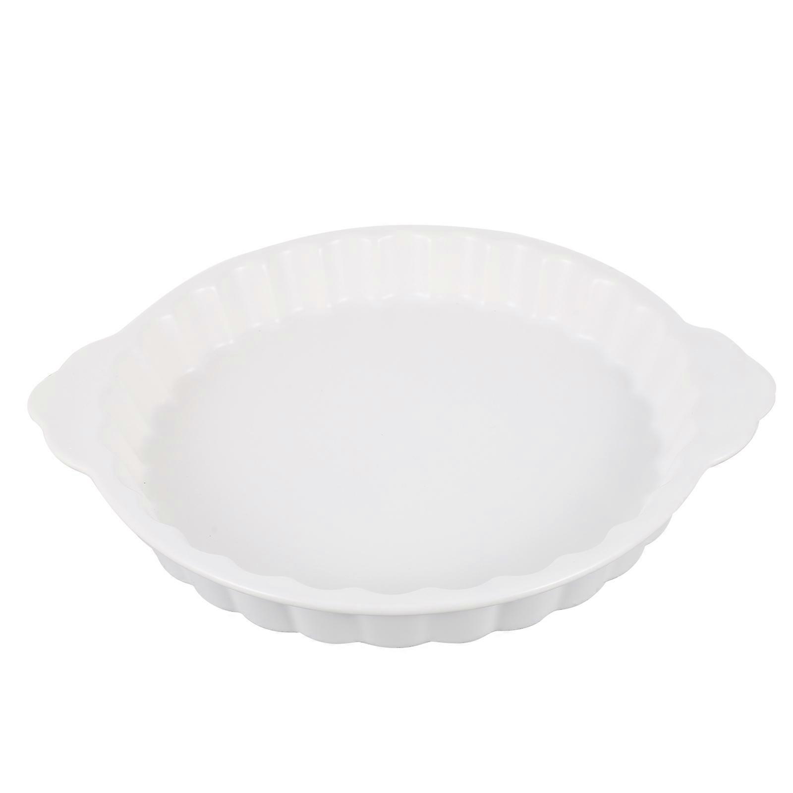 Practical Bakeware Dish Baking Pan Anti-Scald Handles Simple Design 26X22X3.5CM Baking 1Pack
