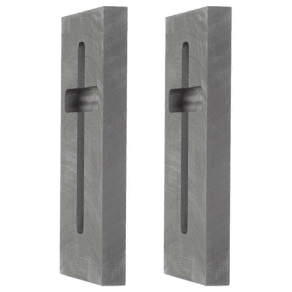 Black Graphite Crucible for Metal Casting with Cross Design and High Temperature Resistance 2 Pieces