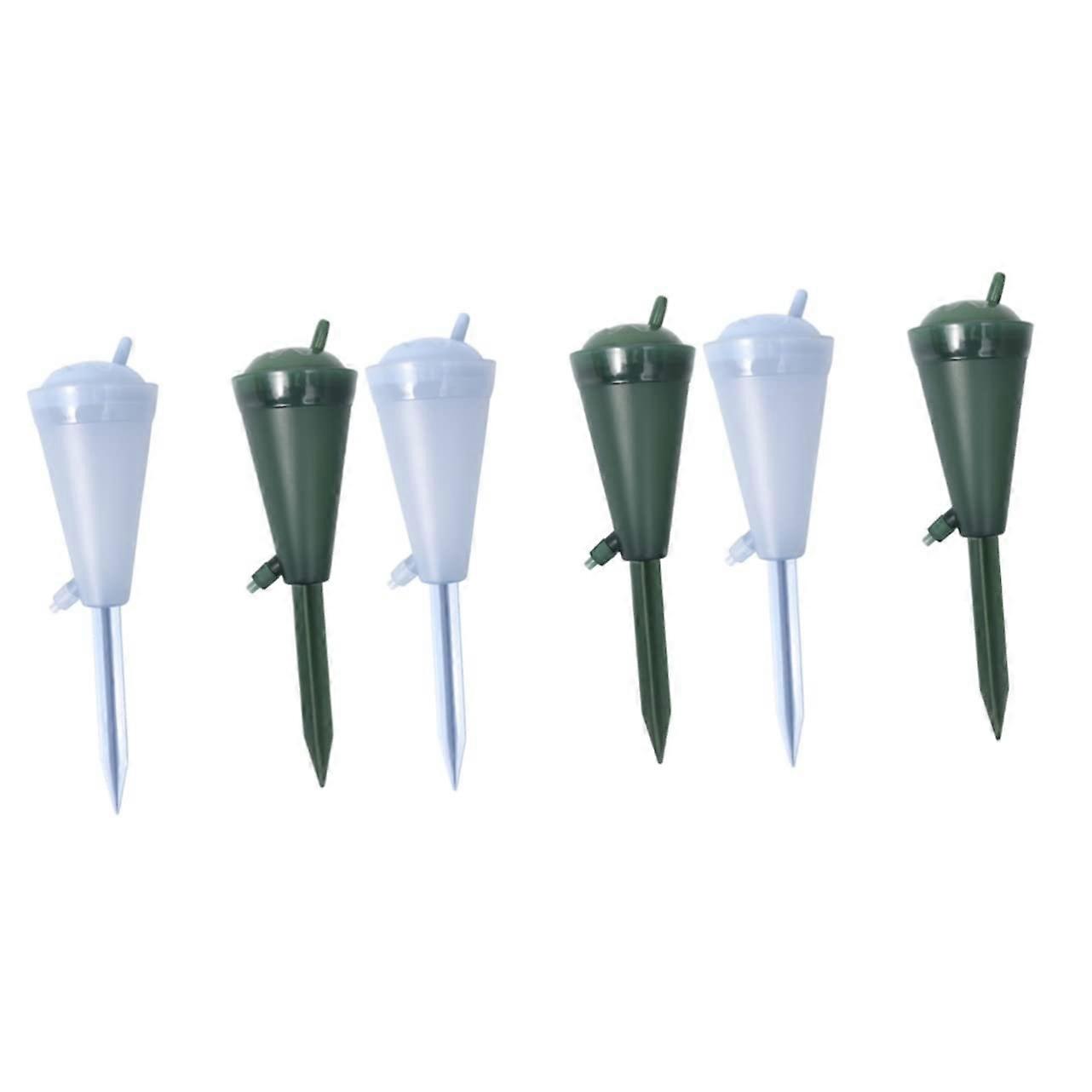 Cone Dripper Pack of 6 Self-Watering Devices for Indoor Plants, Durable Watering Sticks for Container Gardens