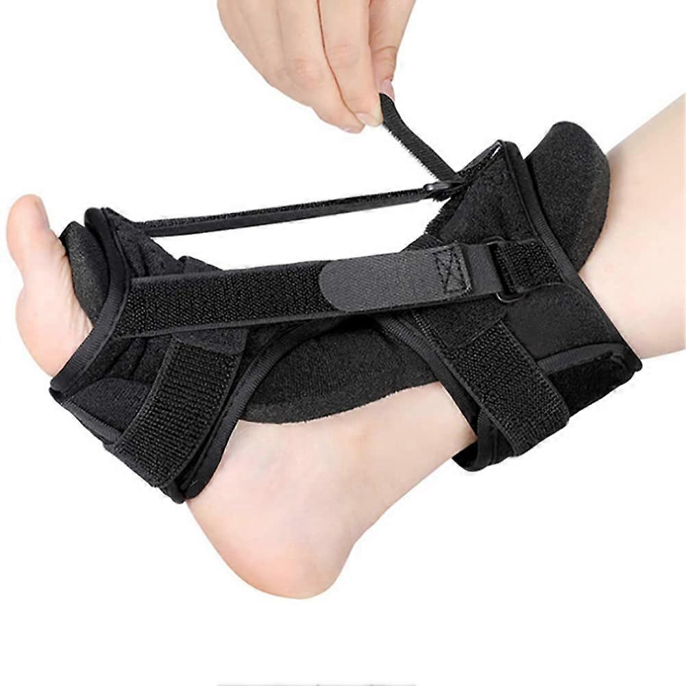 Plantar Fasciitis Night Splint Adjustable Dorsal Night Splint Foot with Elastic Straps Breathable Pads for Plantar Fasciitis Heel Ankle Arch Pain ACH
