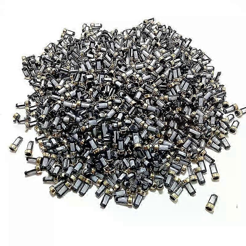 500/1000pcs Fit For  Bosch Injector 12*6*3mm Universal Fuel Injector Micro Filter Replacement Parts Accessories ASNU03C 1100