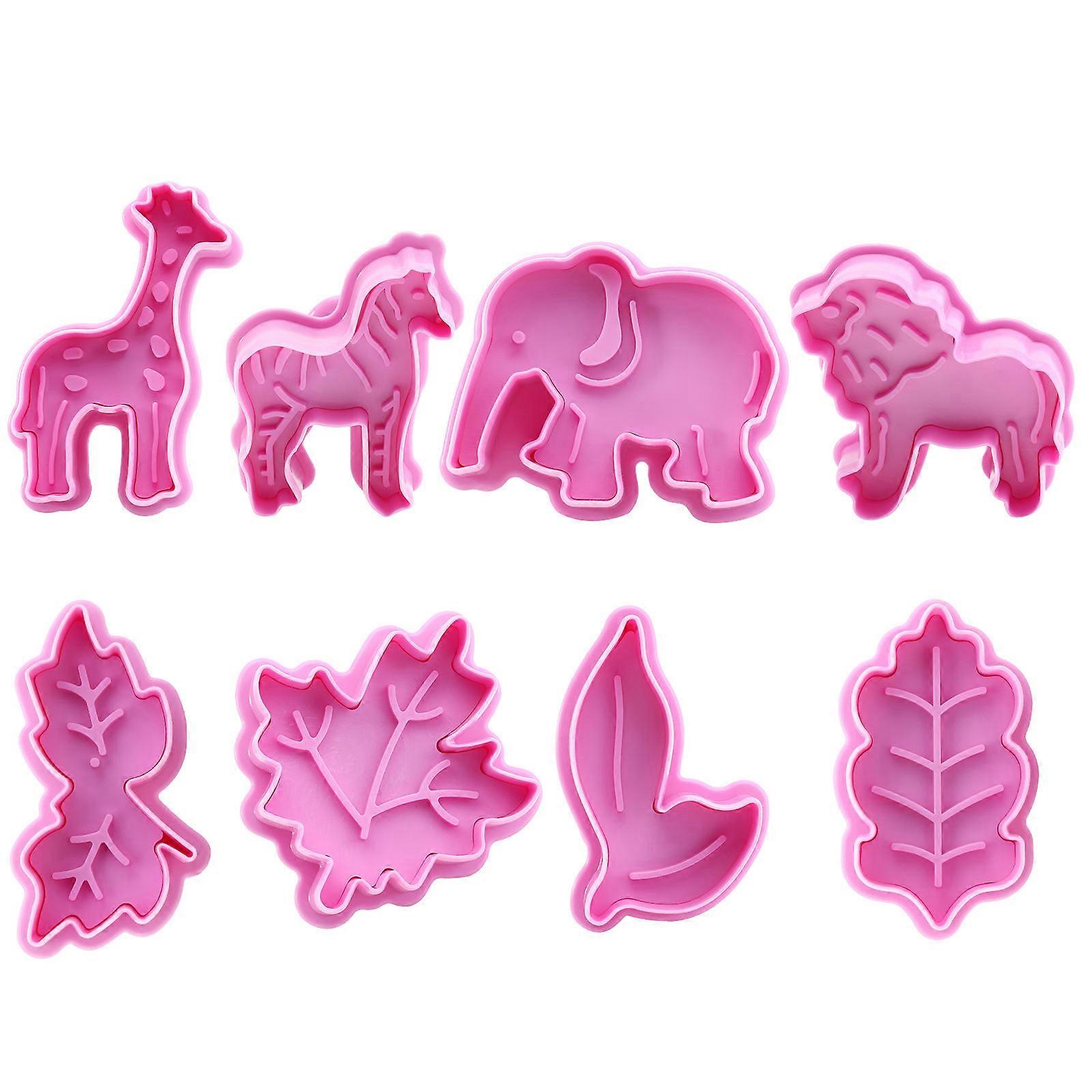 Purple Plastic Cookie Molds for Baking Use Multi Function Flexible and Safe Easy to Clean