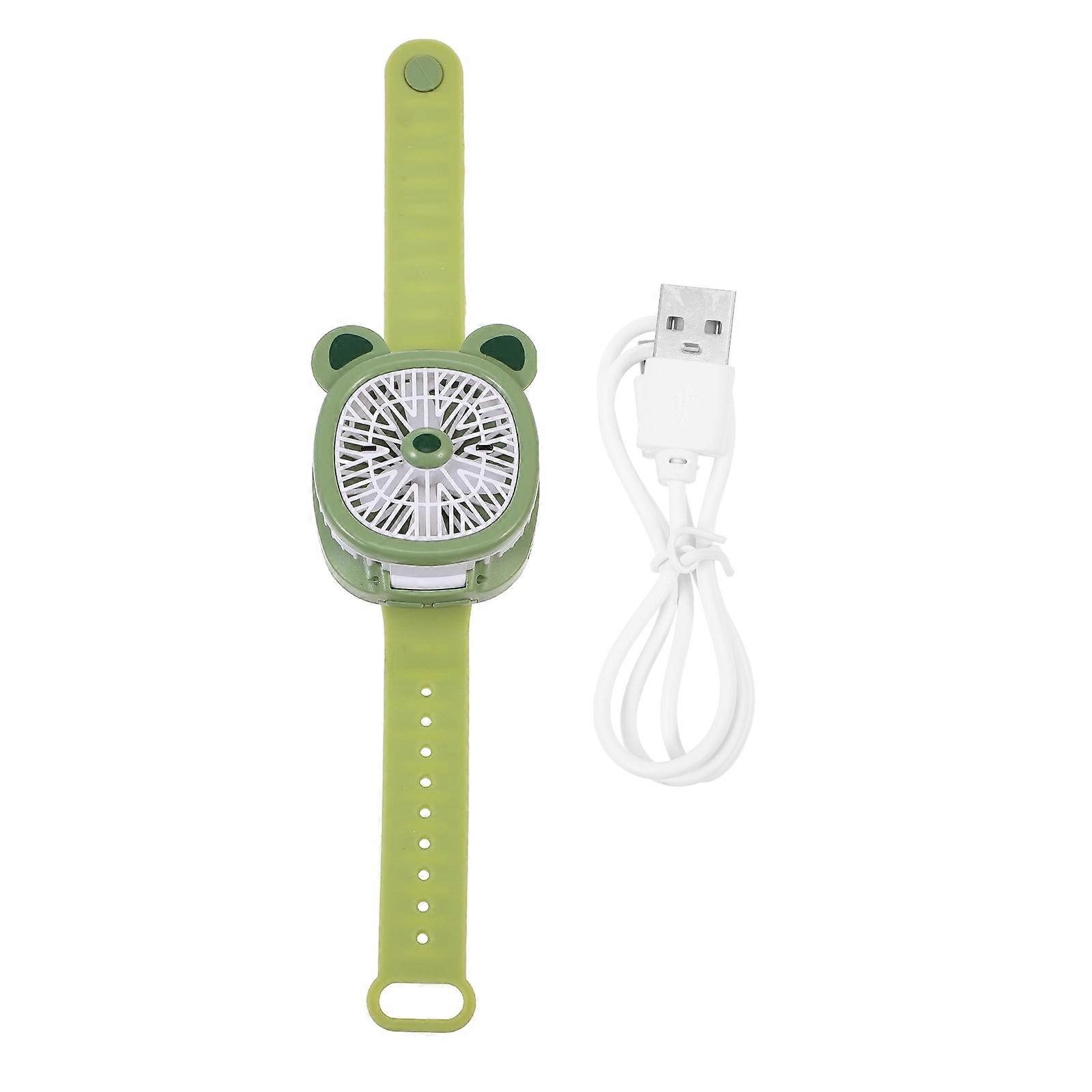 USB Charging Decorative Wrist Fan for Portable Outdoor Use – Safe and Durable Design