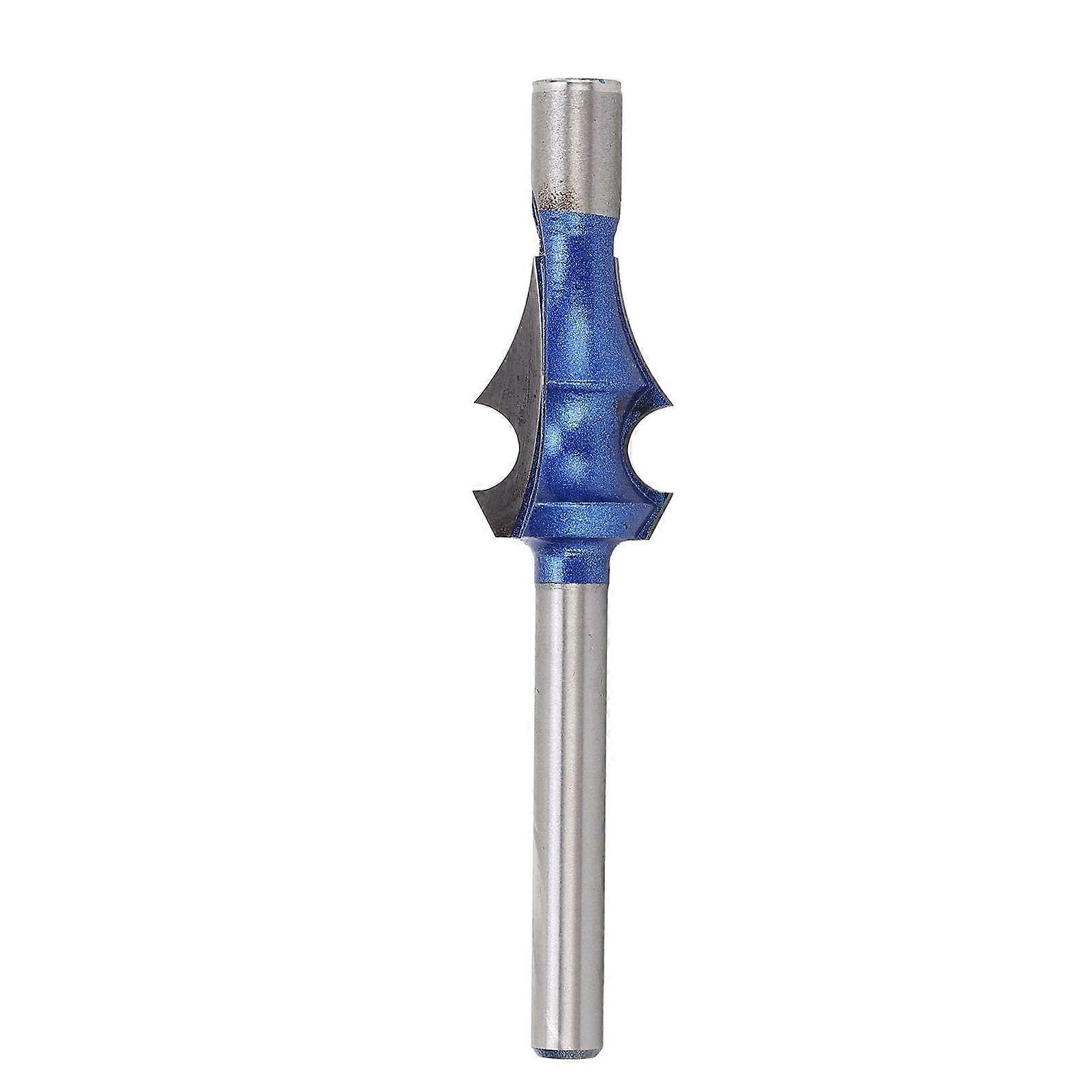 1/4xR4 Upcut Spiral Flush Trim Router Bit, 1/4in Shank, R4 Radius, Woodworking End Mill Bit