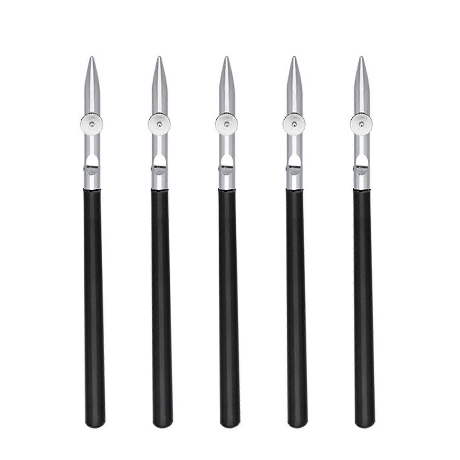 Straight Line Pen 5-Piece Set for Drawing, Line Art Tool, Large Black Border