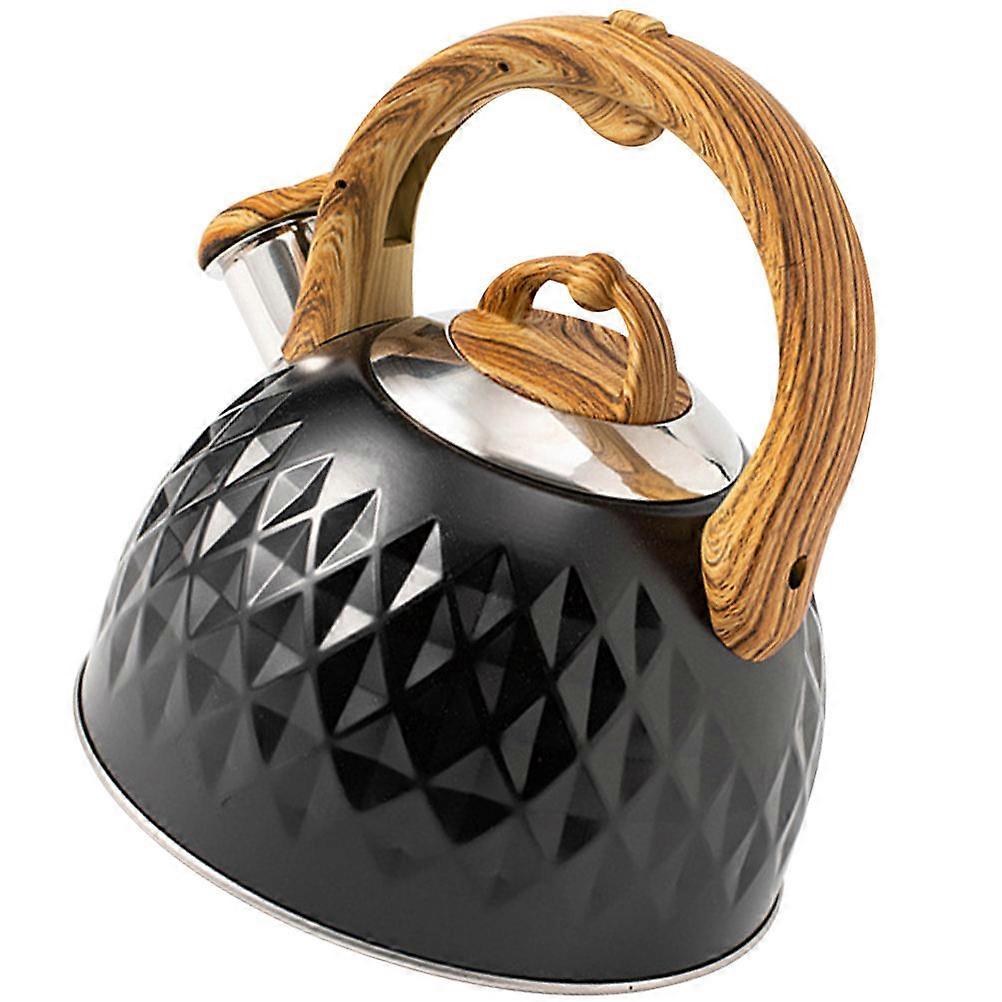 Stylish Whistling Water Kettle with Flat Base for Stovetop – Easy to Use and Clean Teapot for Tea Lovers