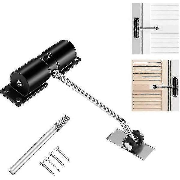 Cierrapuertas, cierre automático, cierrapuertas de acero ajustable, cierrapuertas automático interno. Hardware.