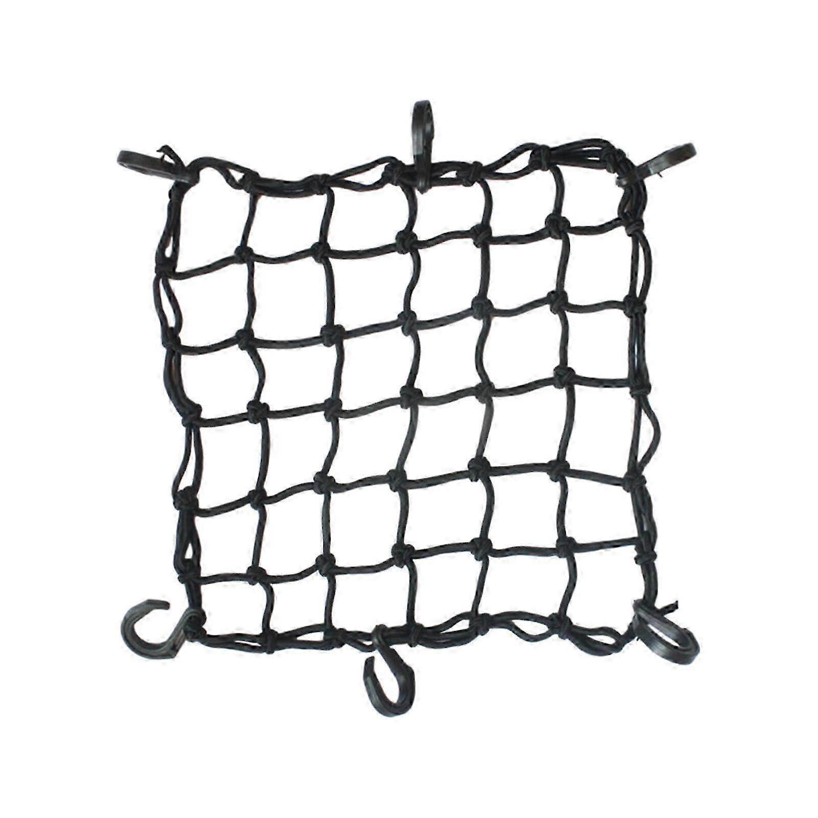 Motorcycle Top Box Cargo Net Elastic Storage Mesh 30x30cm for ATV Bike