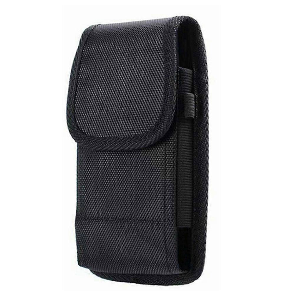 Men's Waist Phone Bag Multi Function Nylon Pouch with Belt Clip for Fitness, Running, and Outdoor Activities – Includes Elastic Bands and Pen Holder