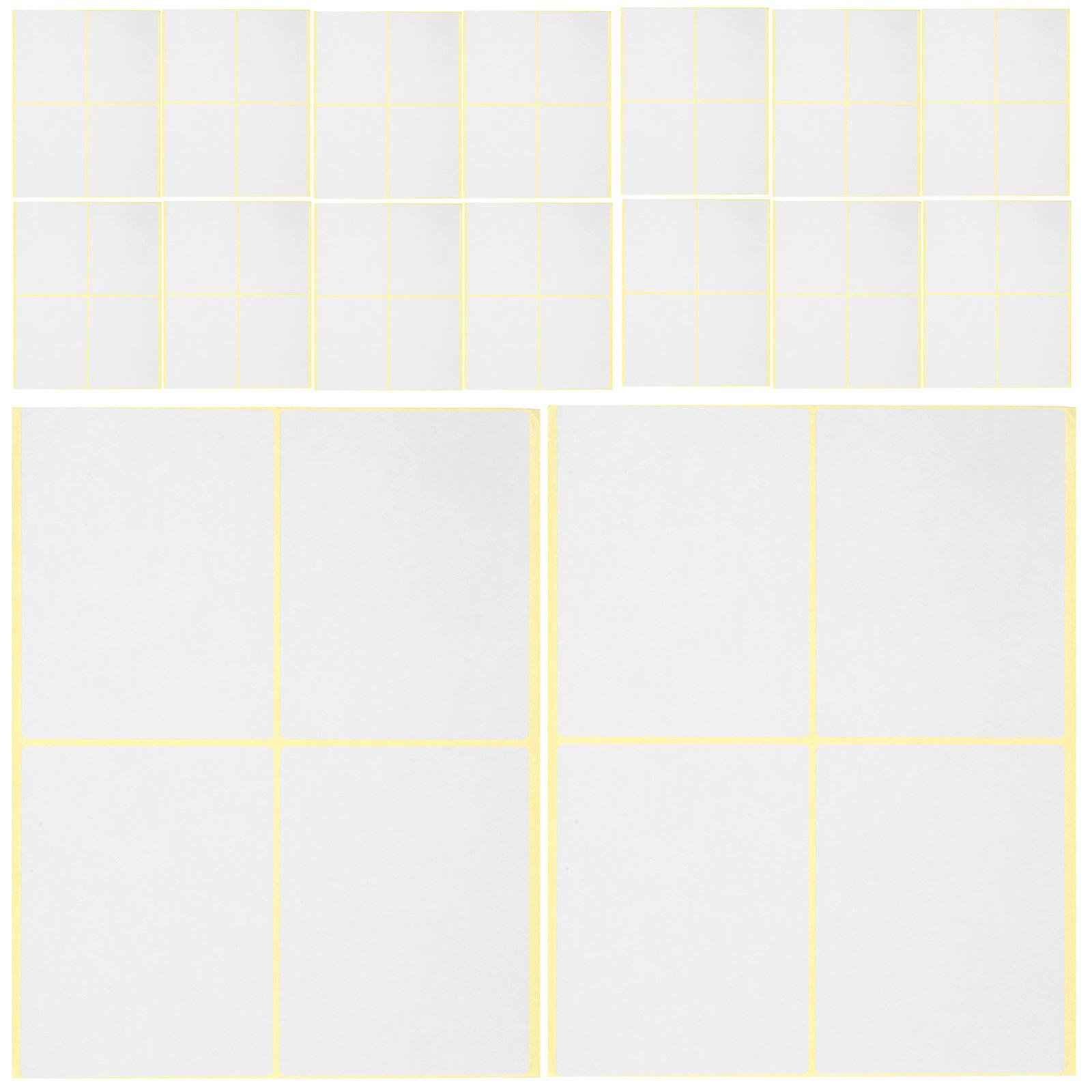 Writable Sticker Labels 120Pcs Ideal For Labeling Storage Boxes And Mailing With White Color And Strong Adhesive Backing