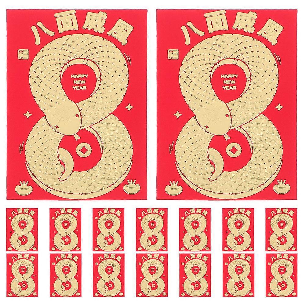 60pcs Chinese Snake Red Envelopes for New Year and Wedding Money Envelopes for Cash Decorative Red Packets for Chinese New Year Celebrations