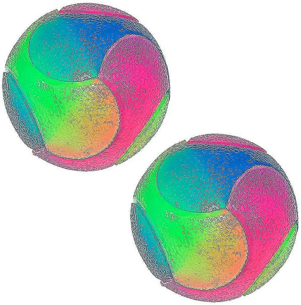 2025 Dog Ball Flash Glowing Dog Ball Color-changing Bounce Dog Flash Play Ball Jumping Dog Ball Interacti