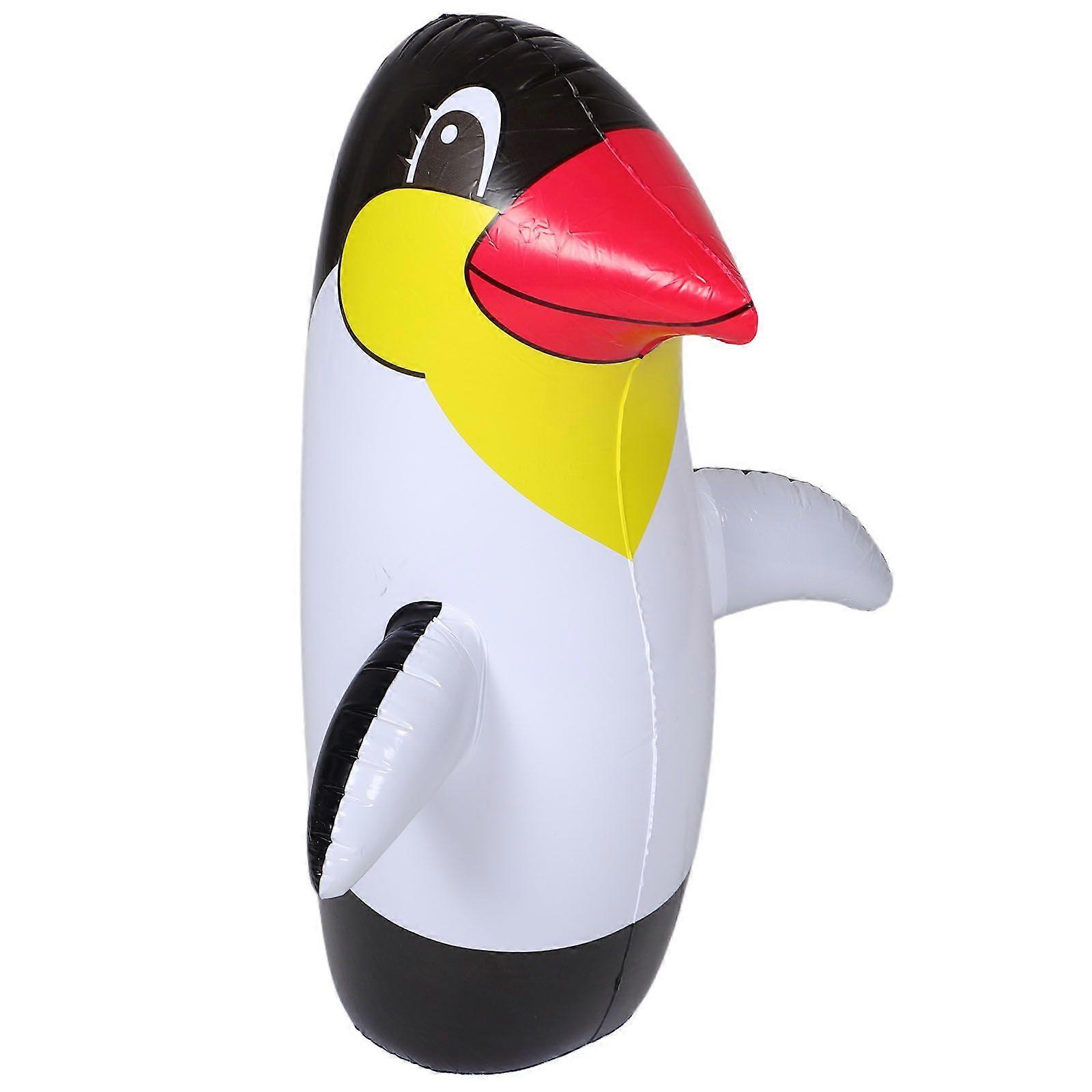 子供のためのインフレータブルペンギンのおもちゃ漫画のおもちゃ屋外遊びかわいいペンギンの形をした装飾子供インタラクティブ動物のテーマのおもちゃ