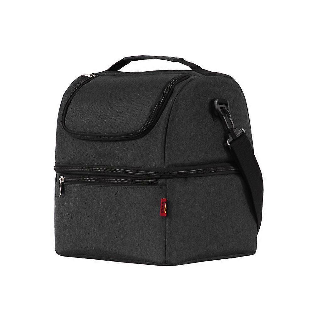 Waterproof Insulated Lunch Tote Bag for Daily Use Portable Double Layer