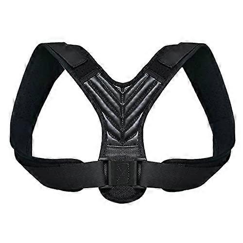 Adjustable Posture Corrector Clavicle Upper Back Support Correction (Size: Large)