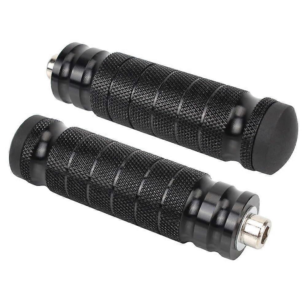 Foot Pegs Front Chopper Motorcycle Footrests Rear Universal Adjustable Pedals for Seat Compatible with Most Bikes