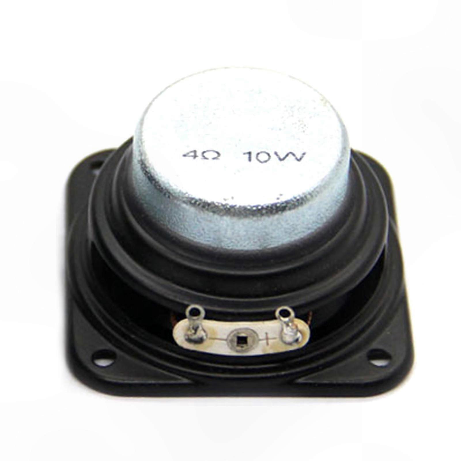 Versatile 45mm Magnetic Speaker, 4Ohm, 10W Full Ranges Woofer Loudspeakers Replacement for Various Devices Applications