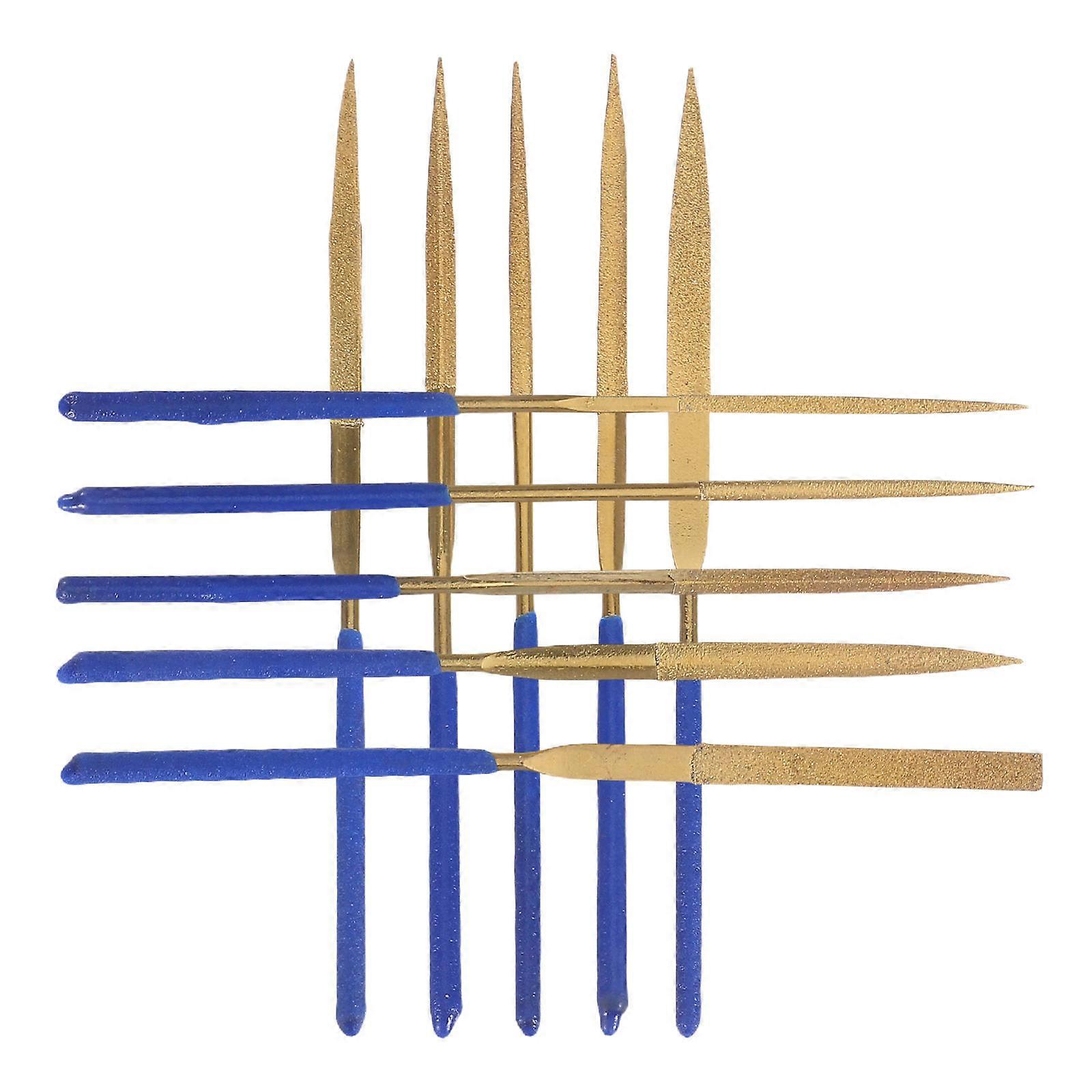 Craft Tools Multi Color Micro File Set For Detailed Repairs And Sculpting 10Pcs