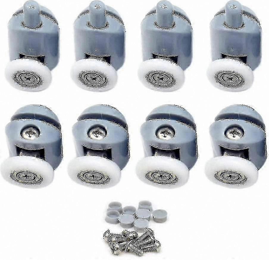 8-Pack Sliding Shower Door Rollers for Bathroom Enclosures