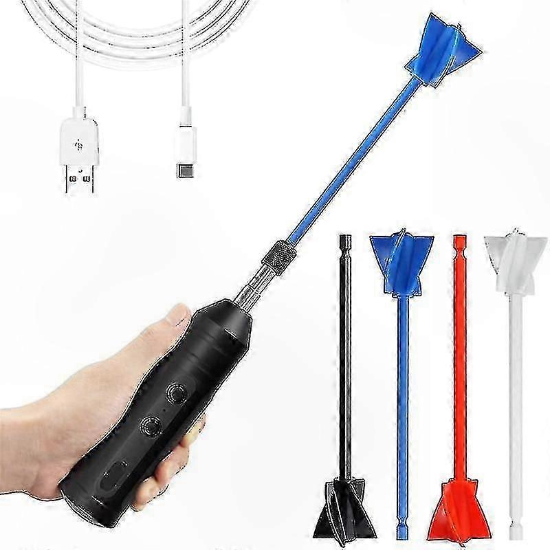 Electric Resin Mixer with 4 Mixing Paddles for Epoxy and Adhesive Stirring Handheld Tool