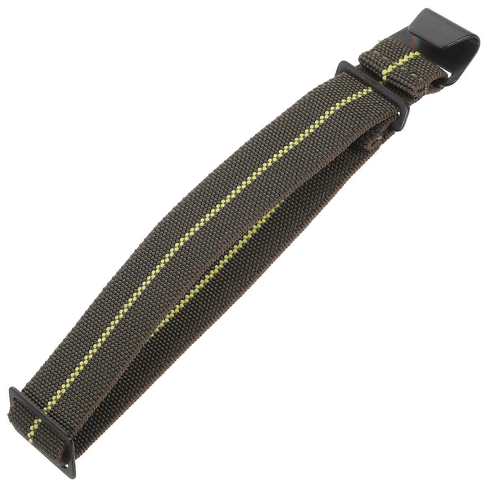 Green Nylon Watch Strap Replacement Wristband for Watch Use Durable Comfortable Design 20mm