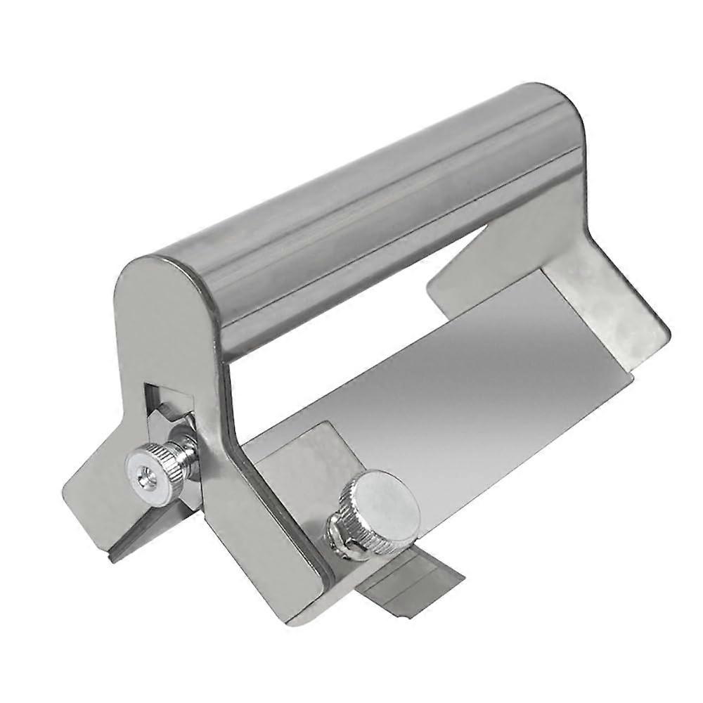 Manual edge trimmer for woodworking, veneer edge trimming, deburring, chamfering