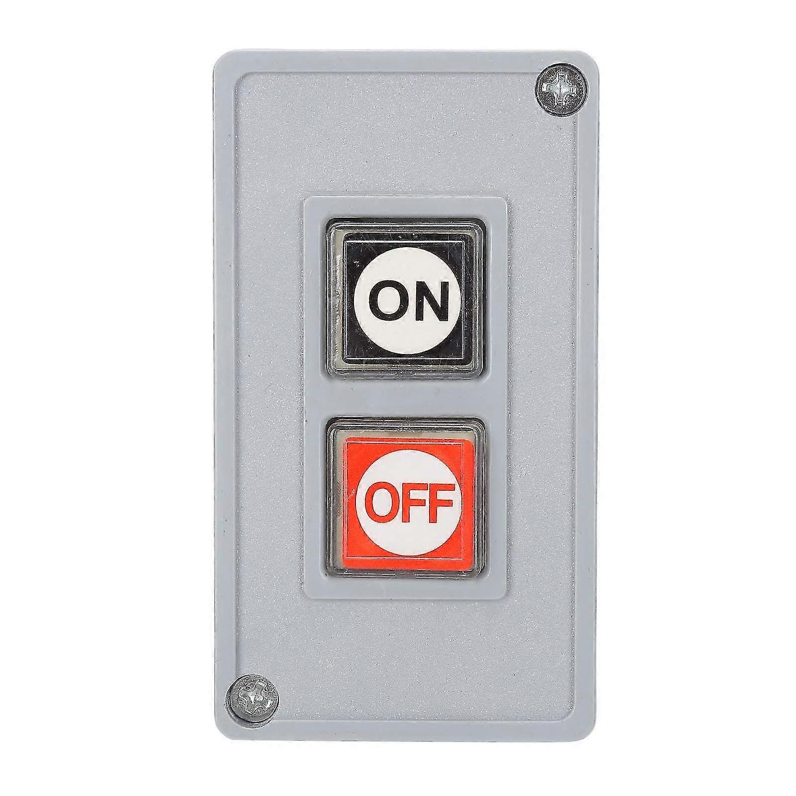 Commercial Garage Door Opener Push Button Switch - 2 Position Control for Barrier Gate TPB-2 250VAC - Heavy-Duty Access Control