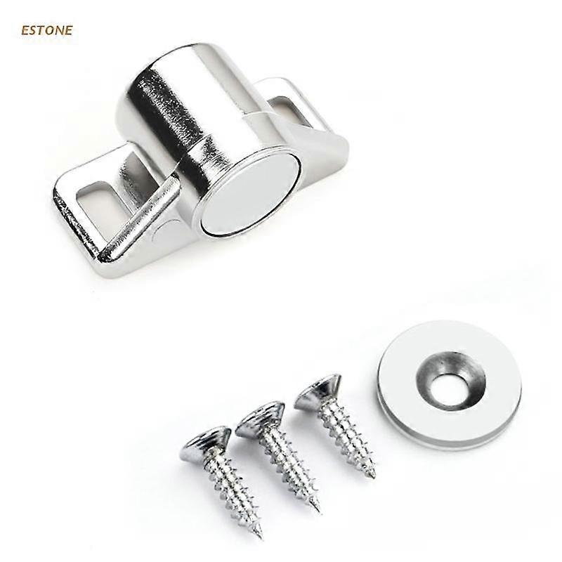 Durable Magnetic Door Catch Zinc Alloy Wardrobe Door Magnets With Strong Magnet For Kitchen Cabinet Wardrobe Cabinet F16 22