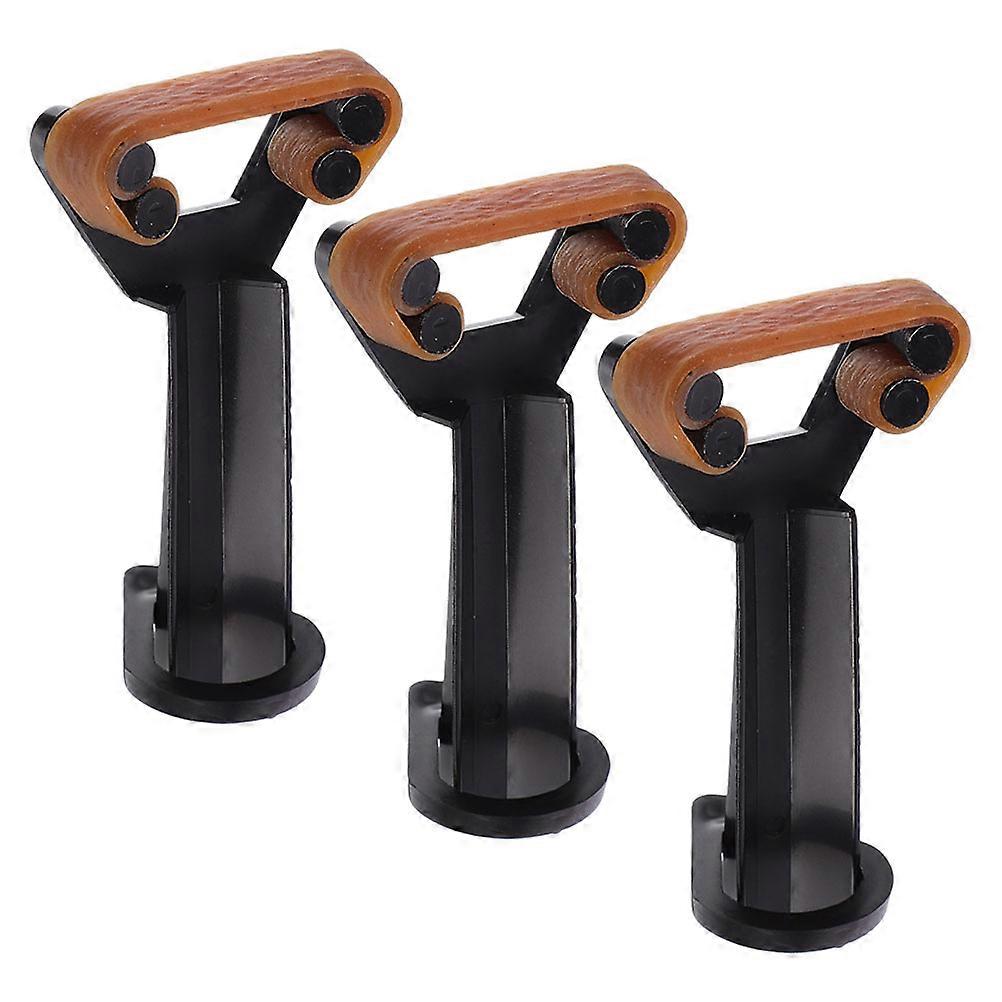 3pcs Pool Cue Tip Clamp Fastener Repair Tool for Billiard Cue Tips Replacement Holder Clip Set