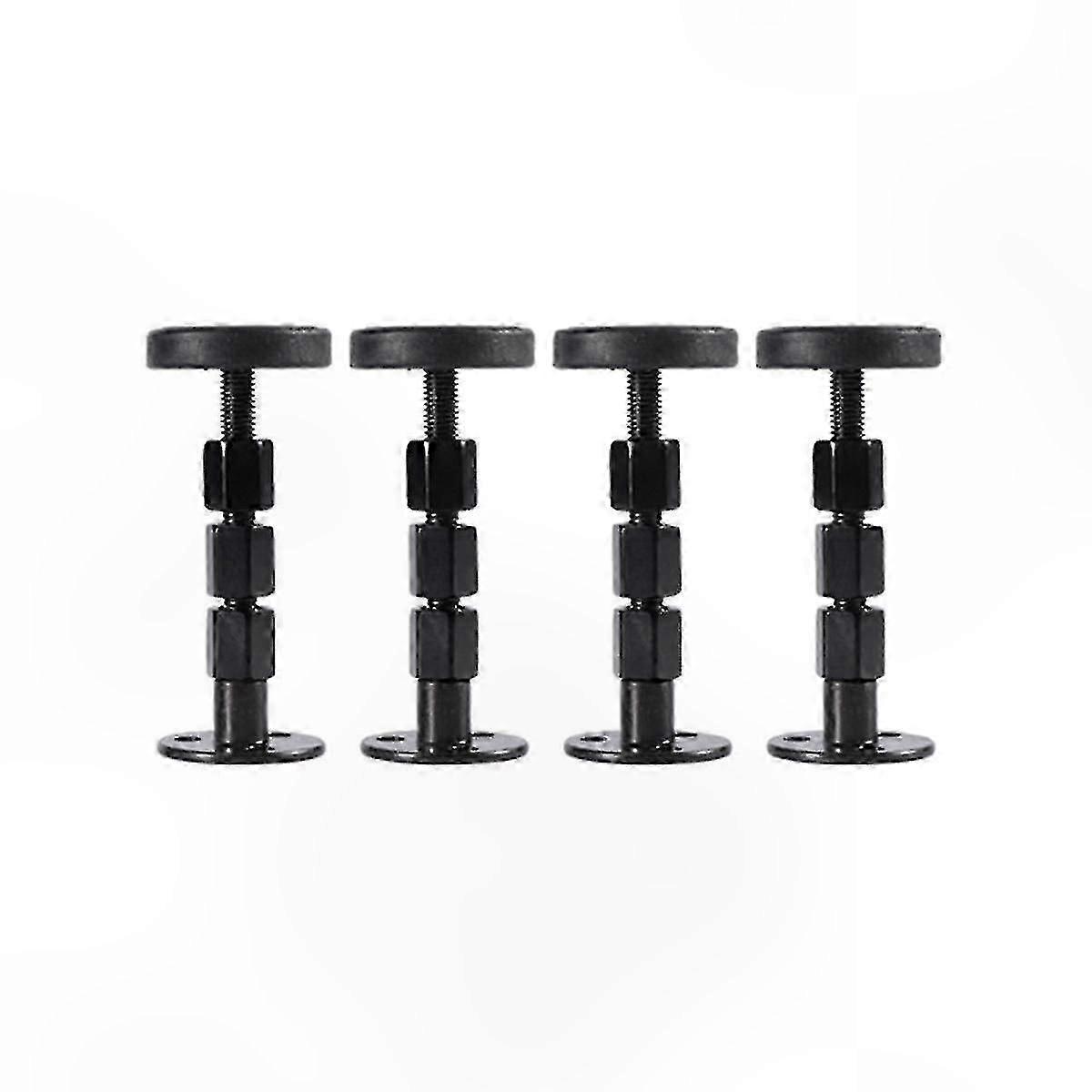 4-Pack Adjustable Bed Frame Stabilizers, Anti-Shake Headboard Supports for Enhanced Stability