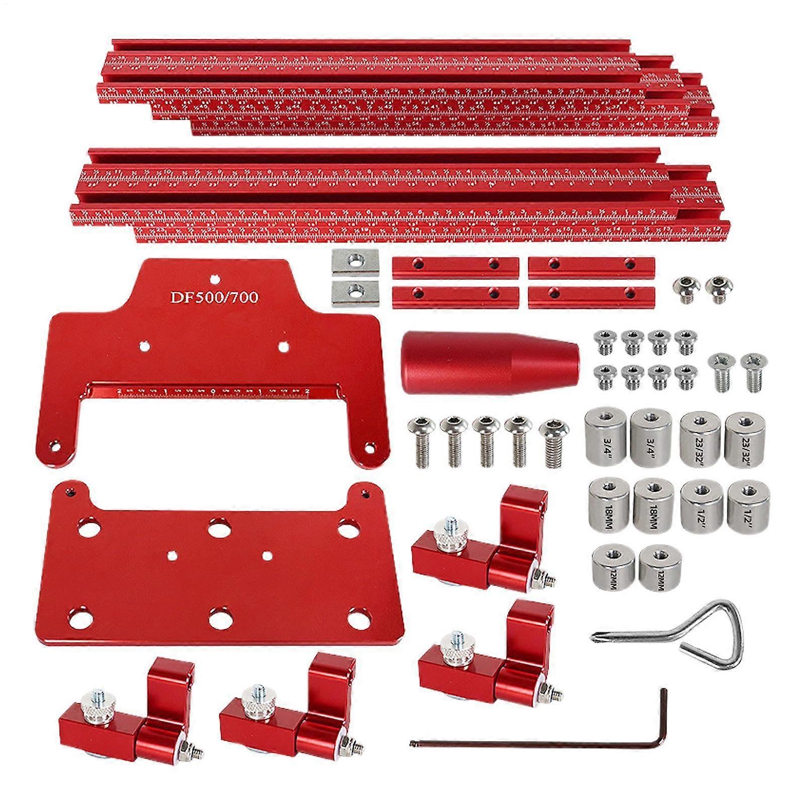 Woodworking Guide Rail for Plunge Saw, Aluminum Extension Guide for Precision Cutting