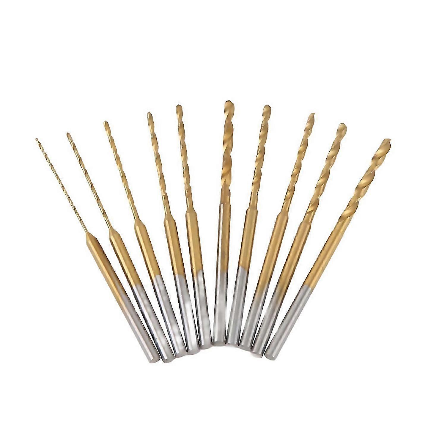 Microtwist Drill Bit Set 10pcs 06mm22mm Tiny Drill Bit 235 Shank Hss Mini Engraving Drill Bit