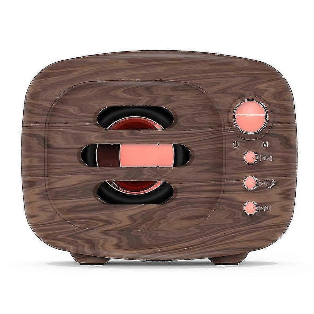 Small Wireless Nostalgic Speaker Mobile Phone 5.0 Support Tf Usb Rechargeable