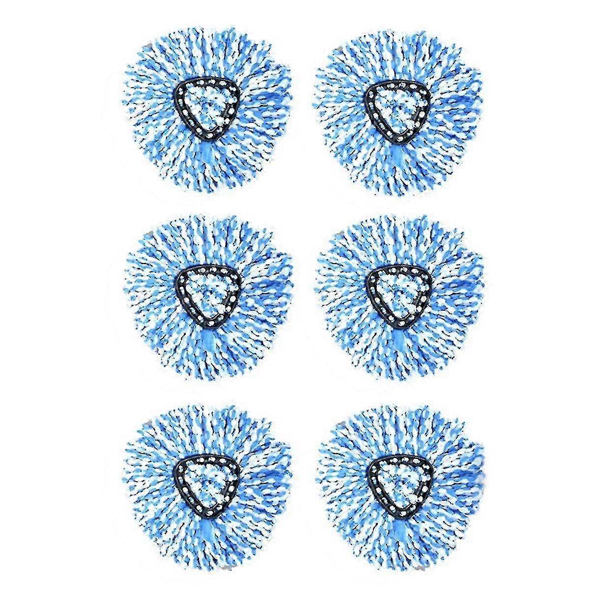 For 6 Pack Mop Replace Head for Deep Cleaning - Machine Washable and Easy to Replace for Optimal Per