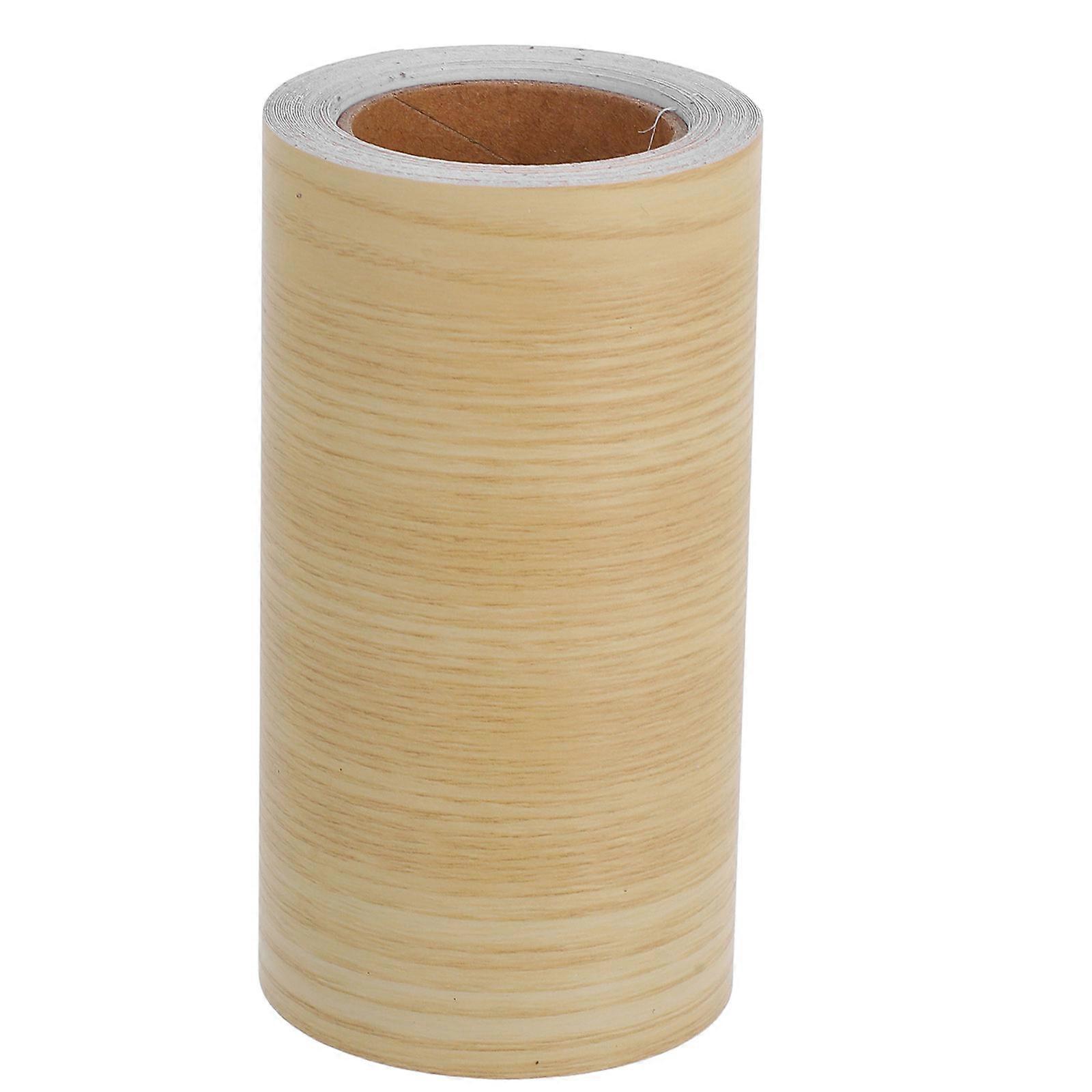 Wood Grain Repair Tape, Wide Self Adhesive Roll for Furniture, Flooring, Cabinets, Doors, and Windows – Durable, Easy Cut Decorative Masking Tape for